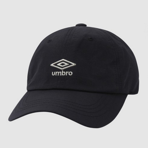 [국내백화점판] UMBRO 엄브로 24년신상 클래식 나일론 에센셜 볼캡 모자 (블랙)