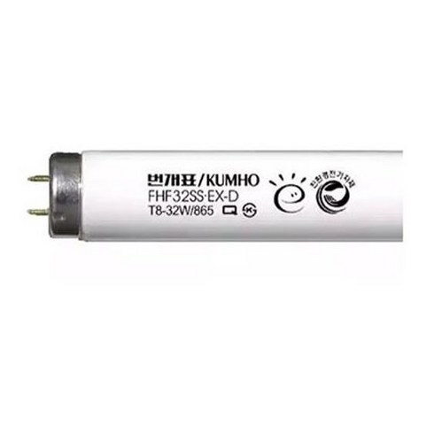 번개표 금호전기 32W 형광등 직관 삼파장 형광등 사무실 매장 FHF32SS-EX-D 1박스25개입, 1박스