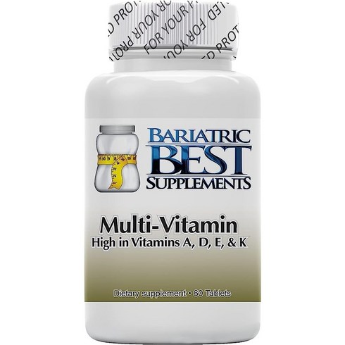 Bariatric High ADEK Multivitamin - NEW ASMBS FORMULA for Post Duodenal Switch Surgery - Quickly Dissolvable tablets for Fast Easy Absorption - Made in, 1개