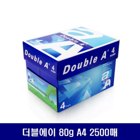 더블에이 - 더블에이 A4 80g 2500매 1BOX/A4용지/복사지, 단일속성