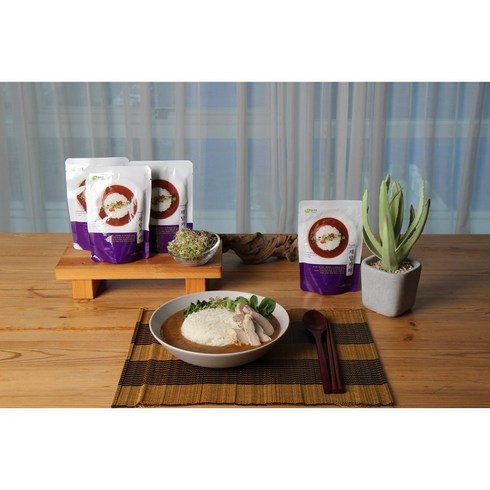 순수람 부드러운 채담카레, 160g, 5개