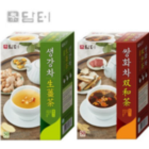 담터 생강차 50T x 1개 + 쌍화차, 100개