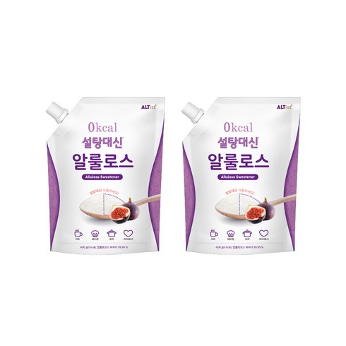 설탕대신 알룰로스 파우더 대체당 나한과 400g* 2팩, 400g, 2개