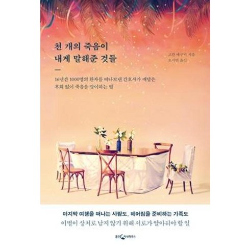 천번의죽음이내게알려준것들 - 천 개의 죽음이 내게 말해준 것들, 단품