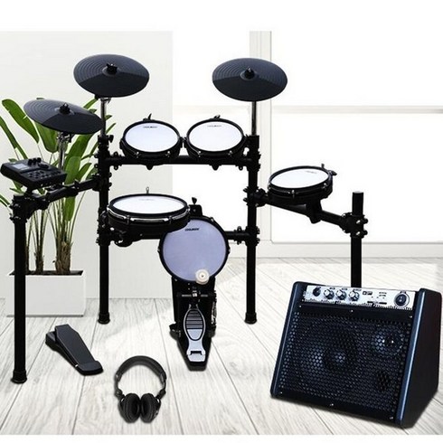 연습용 전자드럼 세트 연습패드 일렉트릭 앰프 페달 전자 전문 스피커 coolmusic dm20 키보드 busking eq amp 6.5 우퍼 2.5인치 트위터