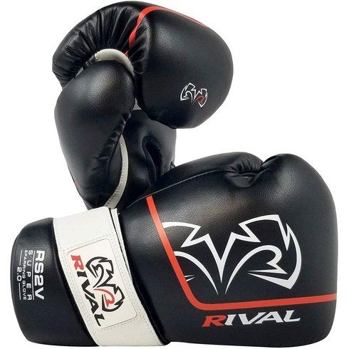라이벌 RS2V 2.0 슈퍼 복싱글러브 스파링글러브, 블랙, 1개