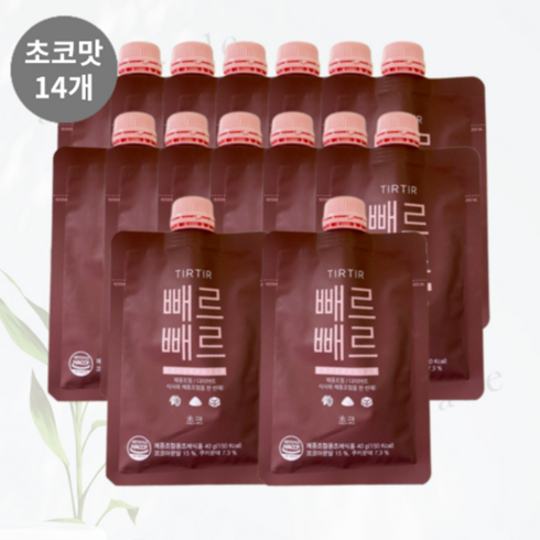 [TIRTIR] 빼르빼르 카카오100% 초코 맛 간편식사 40g x 14개