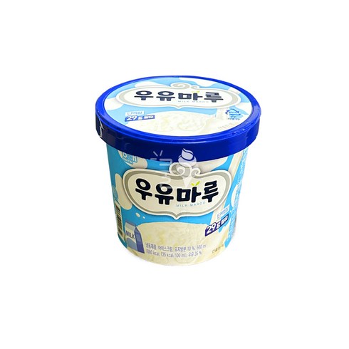 해태 우유마루 홈 컵 6개입 시원한 우유맛 바닐라 옛날아이스크림 간식용 아이스크림, 660ml, 6개