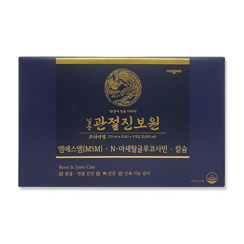 한풍녹각칼슘관절MSM - 일동 관절진보원 프리미엄 MSM+글루코사민+칼슘, 2100ml, 1개