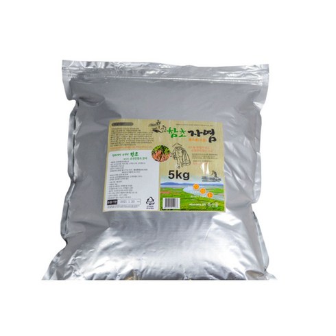 순천만 청정갯벌에서 가마솥에 끓여 만드는 함초 소금 진짜배기 순천만 함초 자염 소금, 자염5kg