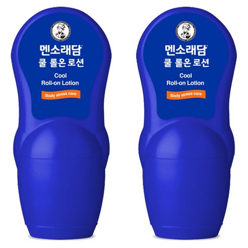 맨소래담로션 - 멘소래담 쿨 롤 온 바디로션, 50ml, 2개