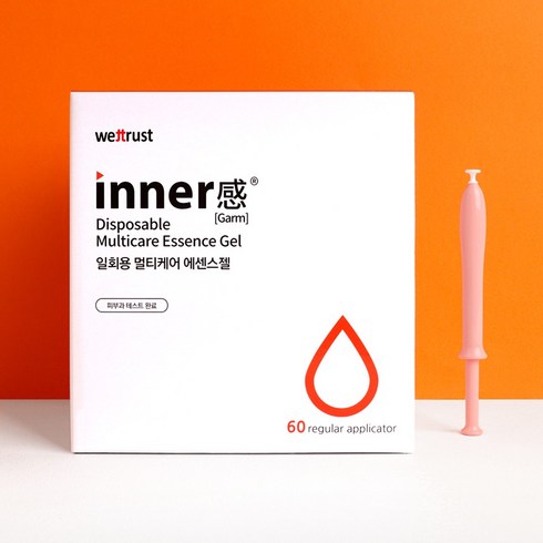 웨트러스트 이너감 멀티케어 에센스젤 60P (60개입) 일회용 보습젤 여성청결제 (+1ml 샘플 증정), 60개입, 1.7g