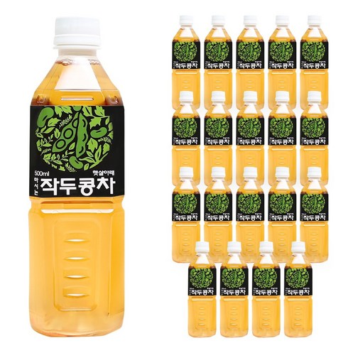 햇살아래 마시는 작두콩차 음료 500ml 20병 한박스 무방부제/무보존료/무첨가/무향, 20개