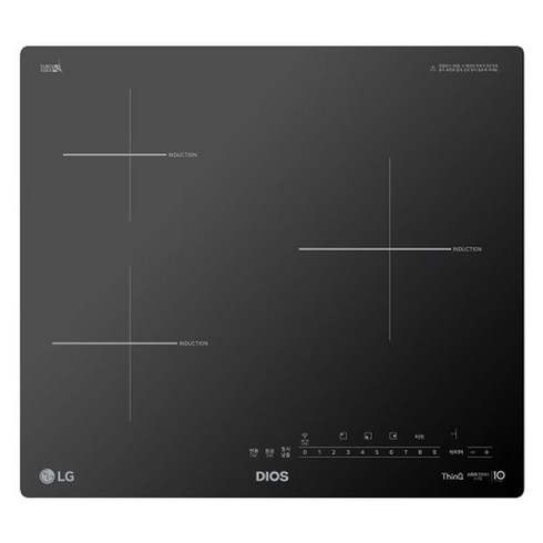 엘지(LG) [공식] 디오스 인덕션 전기레인지 BEI3GQUO (빌트인전용/3구), 상세 설명 참조, 폐가전있음