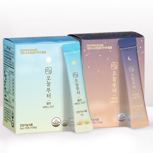 오늘부터 웰컷 + 오늘부터 라인핏, 웰컷 (5gx30포) + 라인핏 (5gx30포), 1세트