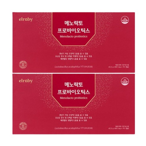 2023년 가성비 최고 박미선 갱년기유산균 - 휴온스 메노락토 프로바이오틱스 90캡슐x2박스(6개월분) 박미선유산균 갱년기유산균 YT1