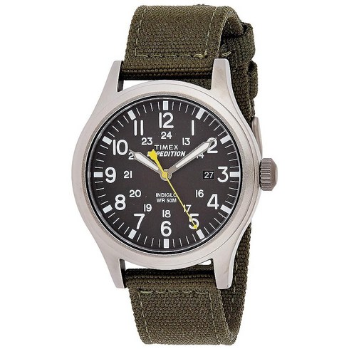 타이맥스익스페디션 - Timex 익스페디션 스카우트 남성용 손목시계 그린 40mm 나일론 스트랩 (T49961)