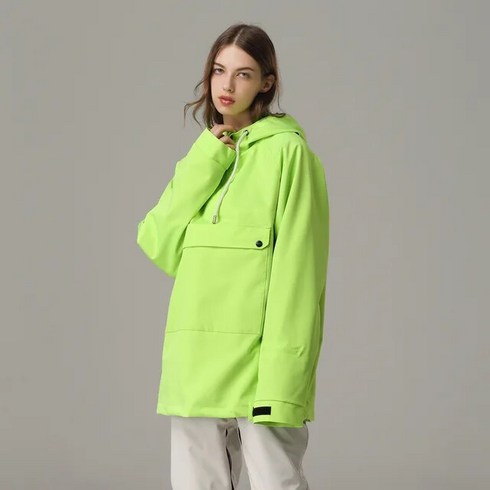 2023년 가성비 최고 시즌장비렌탈곤지암 - 스키복 보드복 SEARIPE 남녀공용 겨울 스키 후드티 따뜻한 스웨터 방풍 방수 보온 스노우 슈트 야외 장비 착용