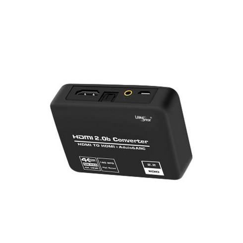 랜스타 HDMI 2.0 디임베더 광 오디오 추출 컨버터 변환기 LS-HD2AE, 1개