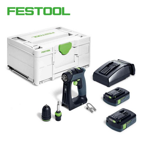 페스툴 FESTOOL 충전 드릴 CXS 18 C 3 0-Plus 577931, 1개, 단품