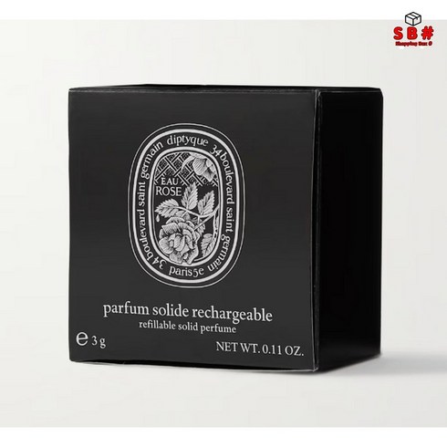 diptyque 딥디크 솔리드 퍼퓸 오 로즈 (Solid Perfume Eau Rose) 리필 3g, 딥디크 솔리드 퍼퓸 오 로즈 리필 3g, 1개