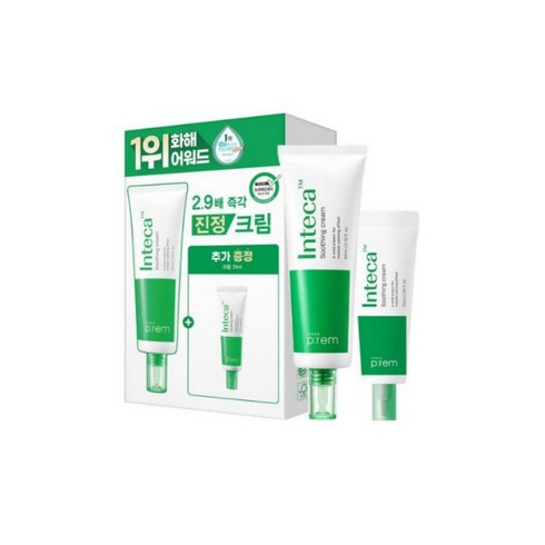 메이크프렘 인테카 수딩크림 기획 80ml+31ml, 1세트, 111g