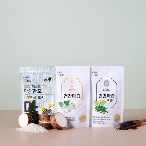 [안동참마] 마랑한포건강마즙 100gx20포 1박스 택1, 마랑마즙 100gx20포, 100g, 20포