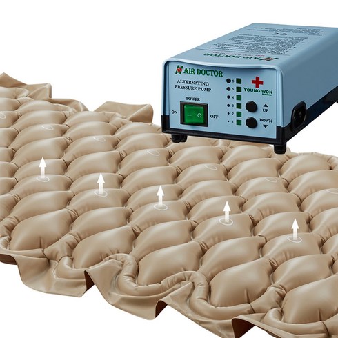 [영원메디칼] 욕창방지매트 AD-1300 L/V (IVORY) 에어매트리스, 1개