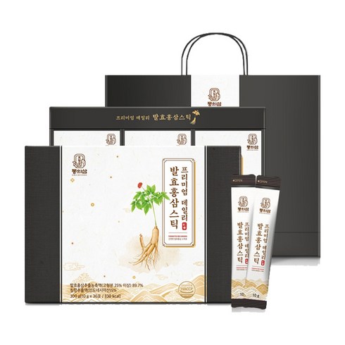 동의삼 프리미엄 데일리 발효홍삼스틱 (10g30포) + 동의삼 프리미엄 데일리 활력침향단 (3.75g30환), 10g