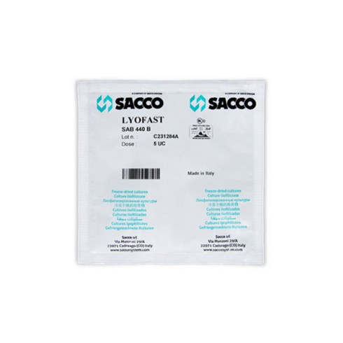 사코유산균 - SACCO 사코 동결건조 유산균 홈메이드 그릭 요거트용 LYOFAST SAB 440B, 1개, 10g