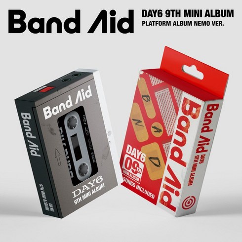 데이식스bandaid - 데이식스 미니 9집 앨범 Band Aid 밴드에이드 플랫폼 2종세트, 플랫폼 네모 2종세트