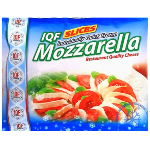 [임박할인 유통기한 5월22일까지] 냉동 모짜렐라 슬라이스 IQF 프로즌 모짜렐라1kg [IQF Frozen Mozzarella Slice][아이스박스/아이스팩 무료], 1개, 1kg