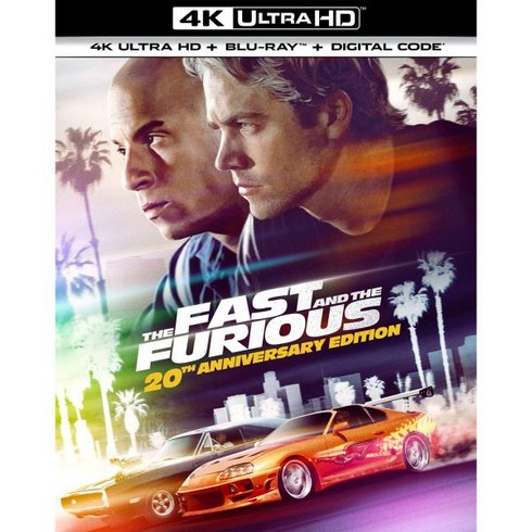 분노의 질주 20주년 기념 스틸북 4K Ultra HD + 블루레이 디지털 UHD