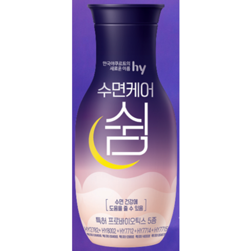 (hy)신제품!! 한국야쿠르트 쉼 수면케어 125ml 16개