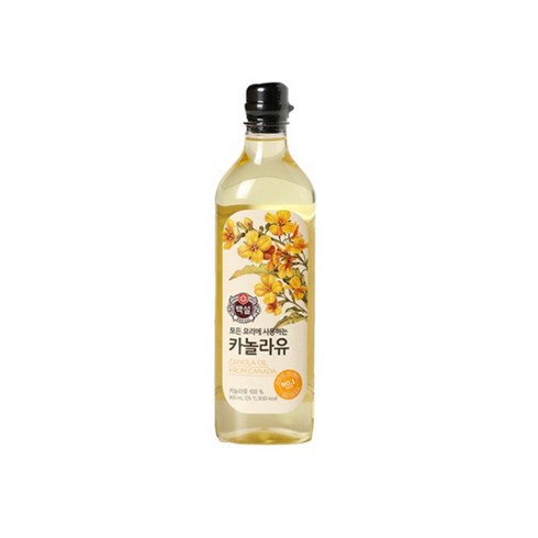 백설 카놀라유, 900ml, 5개