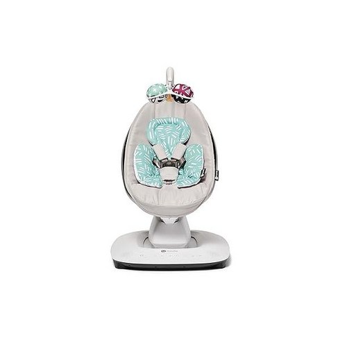 포맘스멀티스윙 - 4moms MamaRoo Multi-Motion Baby Swing in Classic Grey with Mesh Infant Insert Mint, one option, one option, 1개