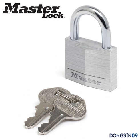 마스터락 9130D 9140D 9150D 자물쇠 열쇠 패드락, 1개