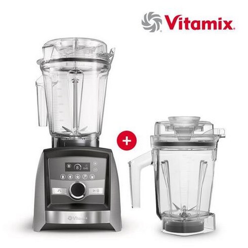 Vitamix 바이타믹스 프리미엄 터치식 초고속 블렌더 A3500i 1.4L Dry 패키지, 그라파이트＋1.4LDry인터락