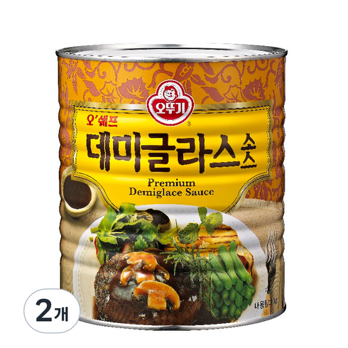 오뚜기 오쉐프 데미글라스, 3kg, 2개