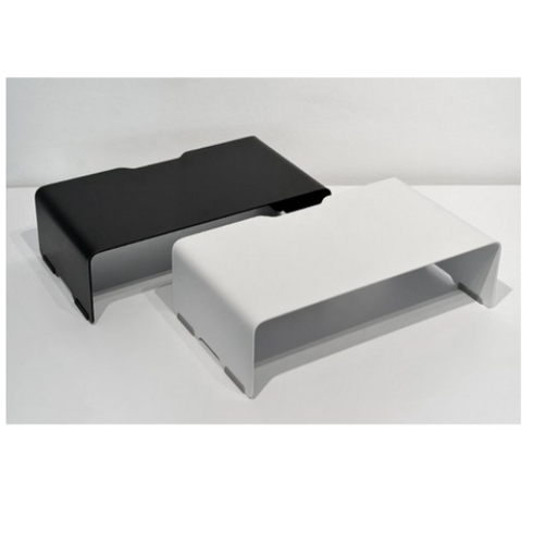 알파플랜 메탈 모니터 받침대 거치대 선반 FMS-370, BLACK 2개