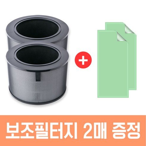 1+1 국내산 LG 엘지 퓨리케어 360 공기청정기 ADQ75153455 헤파+탈취 필터 호환, AS283DWFL