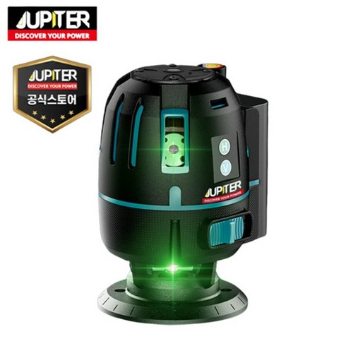 2023년 가성비 최고 주피터 레벨기 - 주피터 주피터 5D 미니 레이저레벨기 4V1D 레이저 수평 측정기 수직 배터리풀세트, 1개