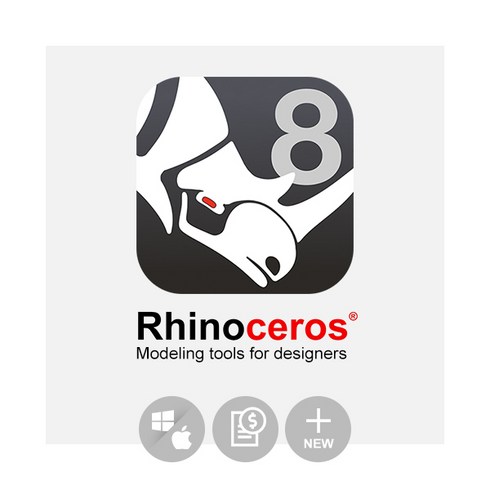 라이노8 - Rhinoceros 8 Rhino 3D 상업용 라이선스/ 영구(ESD) 라이노, Rhinoceros 8 (Rhino 3D 상업용