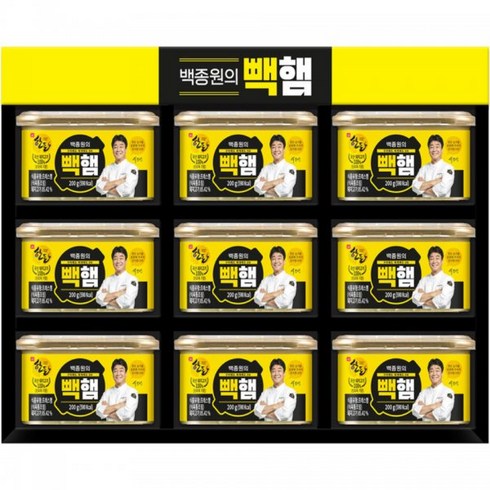 백종원의 빽햄 선물세트 200g x 9개 x 4세트