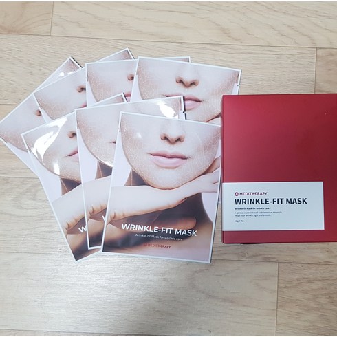 메디테라피 링클핏 마스크팩 1상자(7매) + 포에버영 사은품 증정, 18g, 7개