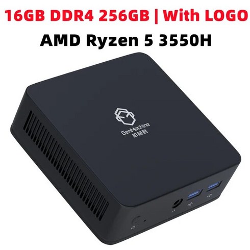 SZBOX 미니 PC AMD Ryzen 5 3550H DD4 x 2 3200MHZ NVME 윈도우 11 와이파이 BT 4.2 4K HD 데스크탑 게이머 컴퓨터, 01 Ryzen 5 550H_01 미국, 04 16GB 256GB