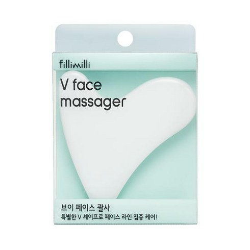 filliilli 필리밀리 브이 페이스 괄사 페이스라인 특화 턱선 v라인 간편휴대 수시로케어 목 팔 볼 어느 부위든 만능괄사, 1개