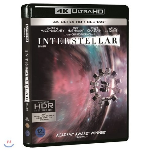 [Blu-ray] 인터스텔라 (3Disc 4K UHD + BD) : 블루레이