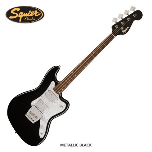 SQUIER PARANORMAL RASCAL BASS HH (METALLIC BLACK) 스콰이어 베이스기타