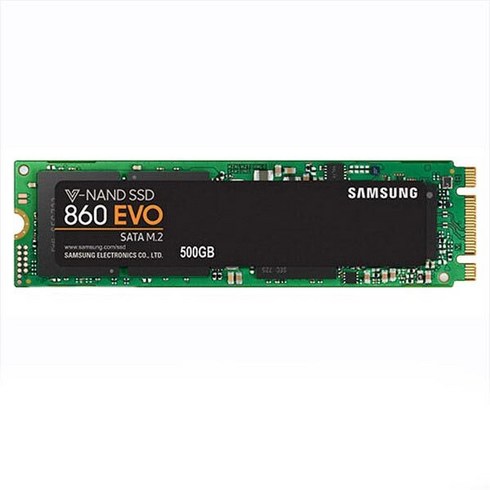 860EVO-500G 한성/레노버/기가바이트/노트북 저사양 업그레이드 SSD 추가 교체 확장 삼성 M.2 SATA SSD, 500GB, Samsung 860 EVO